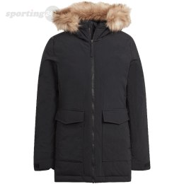 Kurtka damska adidas Parka Hooded Fur czarna IJ8260 Adidas