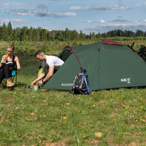 NC6013 ZIELONO-CZERWONY NAMIOT KEMPINGOWY ROCKER NILS CAMP NC6013 ZIELONO-CZERWONY NAMIOT KEMPINGOWY ROCKER NILS CAMP
