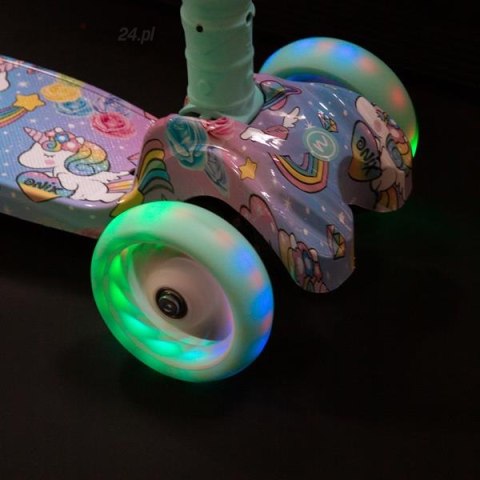 HLB15A MINT LED HULAJNOGA DZIECIĘCA NILS FUN HLB15A MINT LED HULAJNOGA DZIECIĘCA NILS FUN