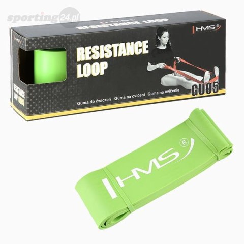 GU05 LIME 83 x 4.5 x 2080 MM GUMA DO ĆWICZEŃ HMS GU05 LIME 83 x 4.5 x 2080 MM GUMA DO ĆWICZEŃ HMS