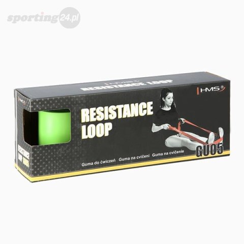 GU05 LIME 83 x 4.5 x 2080 MM GUMA DO ĆWICZEŃ HMS GU05 LIME 83 x 4.5 x 2080 MM GUMA DO ĆWICZEŃ HMS