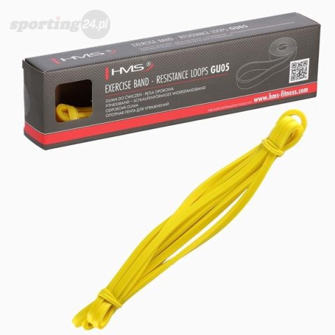 GU05 YELLOW 6.4 x 4.5 x 2080 MM GUMA DO ĆWICZEŃ HMS GU05 YELLOW 6.4 x 4.5 x 2080 MM GUMA DO ĆWICZEŃ HMS