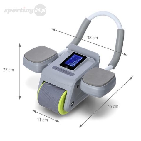 KA08 GRAY ABS AUTOMATYCZNE KOŁO DO ĆWICZEŃ MIĘŚNI BRZUCHA Z WYŚWIETLACZEM LCD I ŁADOWANIEM HMS KA08 GRAY ABS AUTOMATYCZNE KOŁO DO ĆWICZEŃ MIĘŚNI BRZUCHA Z WYŚWIETLACZEM LCD I ŁADOWANIEM HMS