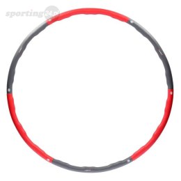 HHP002 RED-GREY HULA HOP 1,2KG 100CM HMS