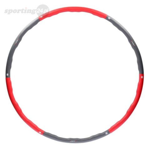 HHP002 RED-GREY HULA HOP 1,2KG 100CM HMS HHP002 RED-GREY HULA HOP 1,2KG 100CM HMS