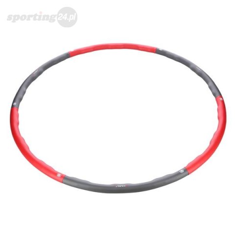 HHP002 RED-GREY HULA HOP 1,2KG 100CM HMS HHP002 RED-GREY HULA HOP 1,2KG 100CM HMS