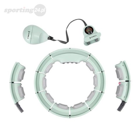 HHM13 HULA HOP GREEN Z MAGNESAMI I OBCIĄŻNIKIEM + LICZNIK HMS HHM13 HULA HOP GREEN Z MAGNESAMI I OBCIĄŻNIKIEM + LICZNIK HMS