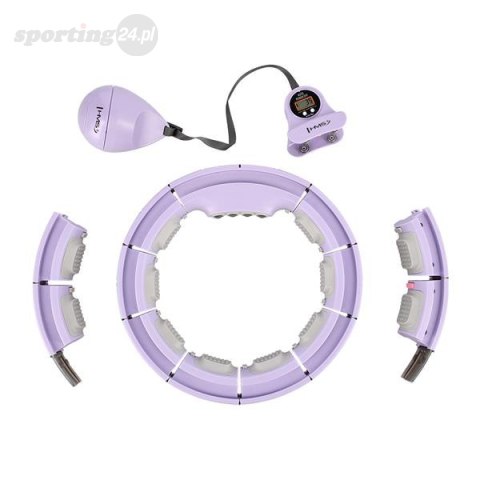 HHM13 HULA HOP VIOLET Z MAGNESAMI I OBCIĄŻNIKIEM + LICZNIK HMS HHM13 HULA HOP VIOLET Z MAGNESAMI I OBCIĄŻNIKIEM + LICZNIK HMS