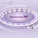 HHM14 HULA HOP VIOLET Z MAGNESAMI I OBCIĄŻNIKIEM + LICZNIK HMS