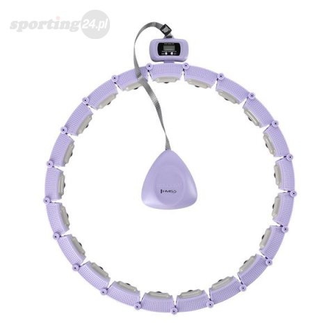 HHM14 HULA HOP VIOLET Z MAGNESAMI I OBCIĄŻNIKIEM + LICZNIK HMS HHM14 HULA HOP VIOLET Z MAGNESAMI I OBCIĄŻNIKIEM + LICZNIK HMS