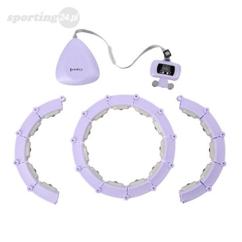 HHM14 HULA HOP VIOLET Z MAGNESAMI I OBCIĄŻNIKIEM + LICZNIK HMS HHM14 HULA HOP VIOLET Z MAGNESAMI I OBCIĄŻNIKIEM + LICZNIK HMS