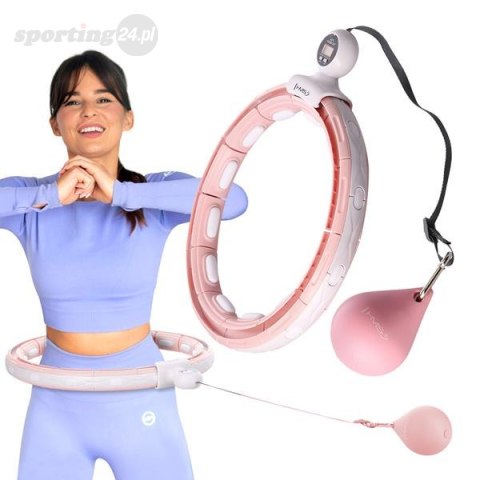 HHM15 HULA HOP PINK Z MAGNESEM I OBCIĄŻNIKIEM + LICZNIK HMS HHM15 HULA HOP PINK Z MAGNESEM I OBCIĄŻNIKIEM + LICZNIK HMS