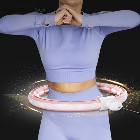 HHM15 HULA HOP PINK Z MAGNESEM I OBCIĄŻNIKIEM + LICZNIK HMS HHM15 HULA HOP PINK Z MAGNESEM I OBCIĄŻNIKIEM + LICZNIK HMS
