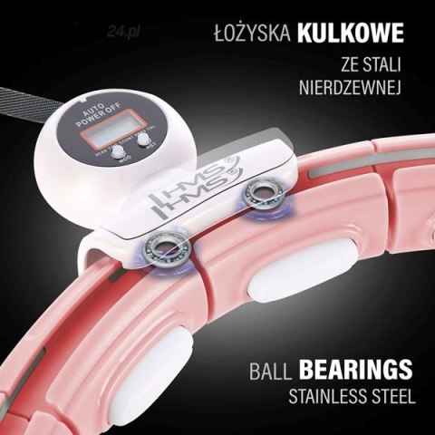 HHM15 HULA HOP PINK Z MAGNESEM I OBCIĄŻNIKIEM + LICZNIK HMS HHM15 HULA HOP PINK Z MAGNESEM I OBCIĄŻNIKIEM + LICZNIK HMS