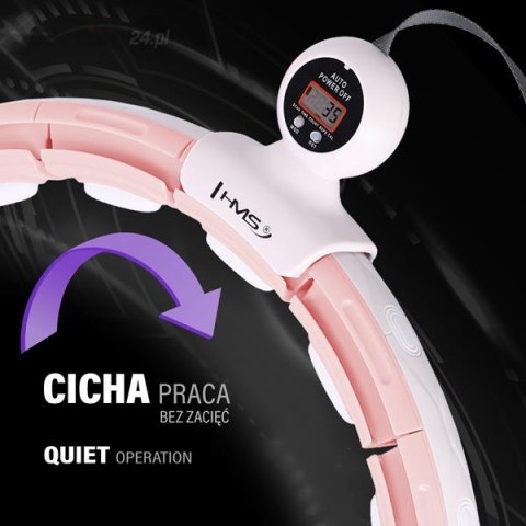 HHM15 HULA HOP PINK Z MAGNESEM I OBCIĄŻNIKIEM + LICZNIK HMS HHM15 HULA HOP PINK Z MAGNESEM I OBCIĄŻNIKIEM + LICZNIK HMS