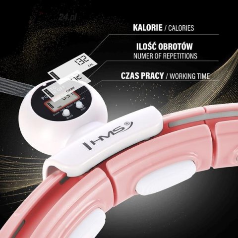 HHM15 HULA HOP PINK Z MAGNESEM I OBCIĄŻNIKIEM + LICZNIK HMS HHM15 HULA HOP PINK Z MAGNESEM I OBCIĄŻNIKIEM + LICZNIK HMS