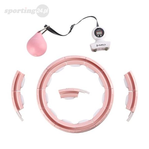 HHM15 HULA HOP PINK Z MAGNESEM I OBCIĄŻNIKIEM + LICZNIK HMS HHM15 HULA HOP PINK Z MAGNESEM I OBCIĄŻNIKIEM + LICZNIK HMS