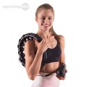 HHW01 HULA HOP BLACK Z WYPUSTKAMI I OBCIĄŻNIKIEM HMS