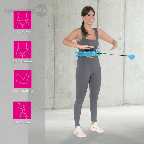 HHW01 HULA HOP BLUE Z WYPUSTKAMI I OBCIĄŻNIKIEM HMS HHW01 HULA HOP BLUE Z WYPUSTKAMI I OBCIĄŻNIKIEM HMS