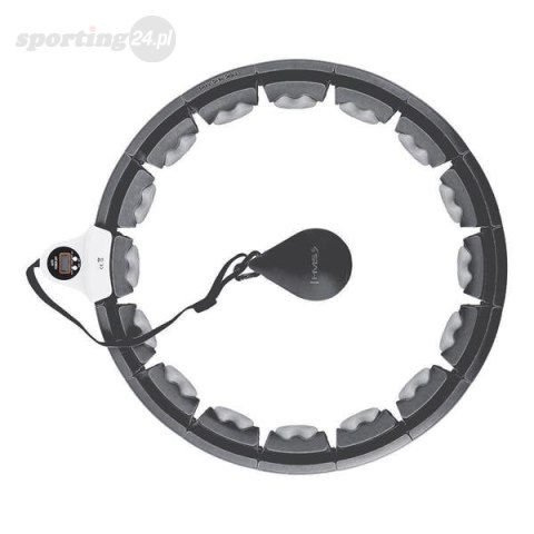 HHW06 HULA HOP BLACK Z WYPUSTKAMI I OBCIĄŻNIKIEM + LICZNIK HMS HHW06 HULA HOP BLACK Z WYPUSTKAMI I OBCIĄŻNIKIEM + LICZNIK HMS