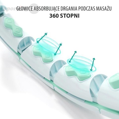 HHW06 HULA HOP GREEN Z WYPUSTKAMI I OBCIĄŻNIKIEM + LICZNIK HMS HHW06 HULA HOP GREEN Z WYPUSTKAMI I OBCIĄŻNIKIEM + LICZNIK HMS