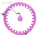 HHW12 PLUS SIZE HULA HOP VIOLET Z WYPUSTKAMI I OBCIĄŻNIKIEM HMS