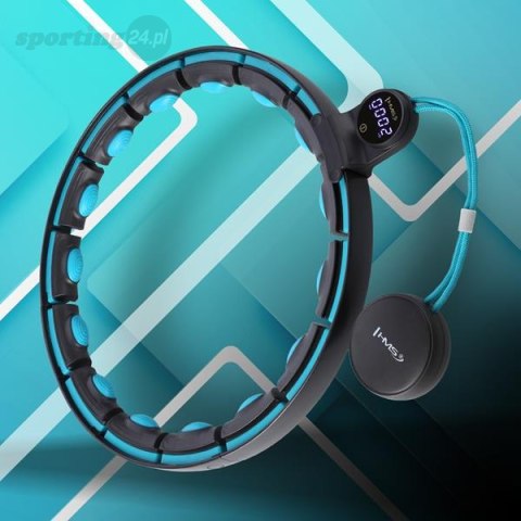 ZESTAW HULA HOP MAGNETYCZNY BLACK/TURQUOISE HHM17 Z LICZNIKIEM HMS + PAS WYSZCZUPLAJĄCY BR163 RED ZESTAW HULA HOP MAGNETYCZNY BLACK/TURQUOISE HHM17 Z LICZNIKIEM HMS + PAS WYSZCZUPLAJĄCY BR163 RED