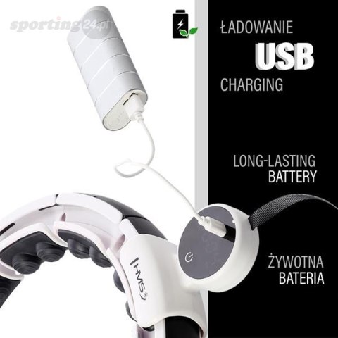 ZESTAW HULA HOP MAGNETYCZNY WHITE HHM16 Z LICZNIKIEM HMS + PAS WYSZCZUPLAJĄCY BR163 BLACK ZESTAW HULA HOP MAGNETYCZNY WHITE HHM16 Z LICZNIKIEM HMS + PAS WYSZCZUPLAJĄCY BR163 BLACK