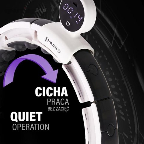 ZESTAW HULA HOP MAGNETYCZNY WHITE HHM16 Z LICZNIKIEM HMS + PAS WYSZCZUPLAJĄCY BR163 BLACK ZESTAW HULA HOP MAGNETYCZNY WHITE HHM16 Z LICZNIKIEM HMS + PAS WYSZCZUPLAJĄCY BR163 BLACK