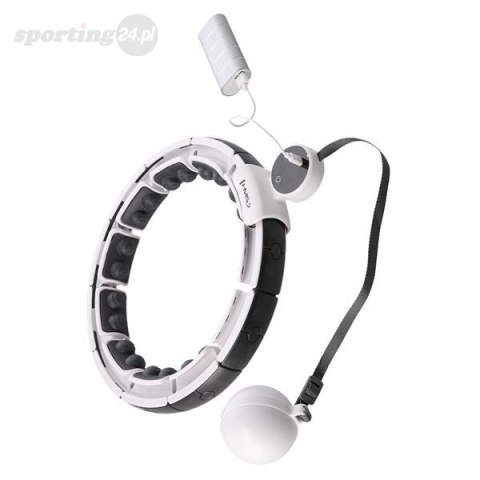 ZESTAW HULA HOP MAGNETYCZNY WHITE HHM16 Z LICZNIKIEM HMS + PAS WYSZCZUPLAJĄCY BR163 BLACK ZESTAW HULA HOP MAGNETYCZNY WHITE HHM16 Z LICZNIKIEM HMS + PAS WYSZCZUPLAJĄCY BR163 BLACK