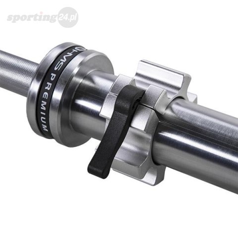 GO901 GRYF OLIMPIJSKI 20KG 2200MM HMS PREMIUM + ZG1500 SILVER ZACISKI LOCK JAW (2 szt) GO901 GRYF OLIMPIJSKI 20KG 2200MM HMS PREMIUM + ZG1500 SILVER ZACISKI LOCK JAW (2 szt)
