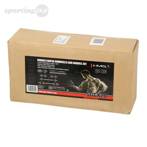 SGGX20 SZTANGIELKI GUMOWANE 20KG HMS SGGX20 SZTANGIELKI GUMOWANE 20KG HMS
