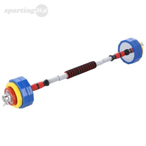 SKC20 SZTANGIELKI-SZTANGA W WALIZCE KOLOROWE 2x10KG HMS SKC20 SZTANGIELKI-SZTANGA W WALIZCE KOLOROWE 2x10KG HMS