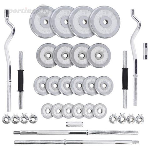 STC55 SZTANGIELKI-SZTANGA PROSTA I ŁAMANA W WALIZCE CHROM 55KG HMS STC55 SZTANGIELKI-SZTANGA PROSTA I ŁAMANA W WALIZCE CHROM 55KG HMS