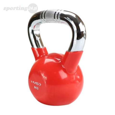 KTC10 RED UCHWYT CHROM RADEŁKOWANY KETTLEBELL ŻELIWNY HMS KTC10 RED UCHWYT CHROM RADEŁKOWANY KETTLEBELL ŻELIWNY HMS