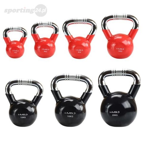 KTC10 RED UCHWYT CHROM RADEŁKOWANY KETTLEBELL ŻELIWNY HMS KTC10 RED UCHWYT CHROM RADEŁKOWANY KETTLEBELL ŻELIWNY HMS