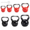 KTC20 BLACK UCHWYT CHROM RADEŁKOWANY KETTLEBELL ŻELIWNY HMS