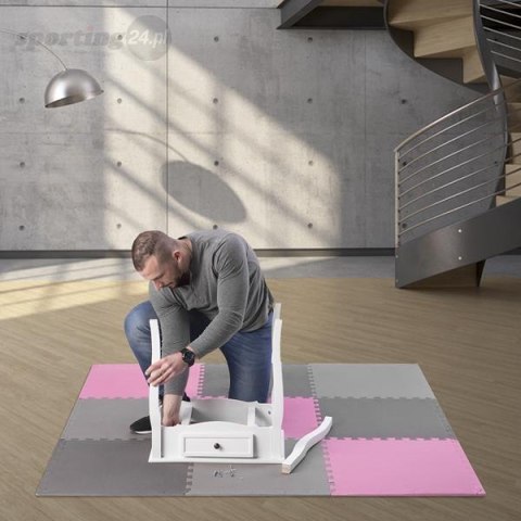 MP10 MATA PUZZLE MULTIPACK PINK-GREY 9 ELEMENTÓW 10MM ONE FITNESS MP10 MATA PUZZLE MULTIPACK PINK-GREY 9 ELEMENTÓW 10MM ONE FITNESS