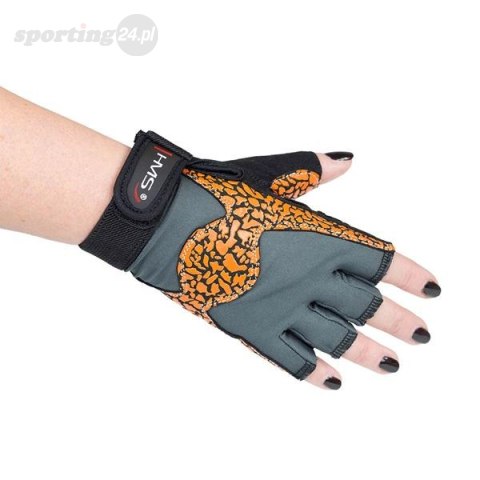 RST03 ORANGE/GRAY ROZM. L RĘKAWICE NA SIŁOWNIĘ HMS RST03 ORANGE/GRAY ROZM. L RĘKAWICE NA SIŁOWNIĘ HMS
