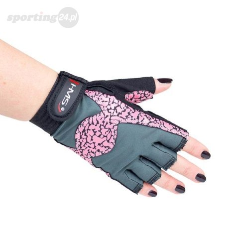 RST03 PINK/GRAY ROZM. L RĘKAWICE NA SIŁOWNIĘ HMS RST03 PINK/GRAY ROZM. L RĘKAWICE NA SIŁOWNIĘ HMS