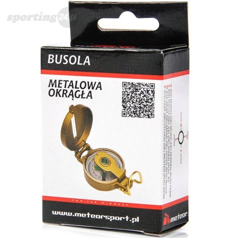 Busola metalowa okrągła Meteor złota 8191/71001 Meteor Busola metalowa okrągła Meteor złota 8191/71001 Meteor