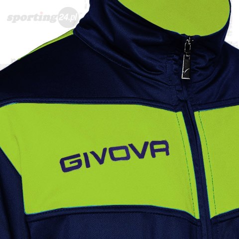 Dres Givova Tuta Visa Fluo granatowo-zielony TR018F 0419 Givova Dres Givova Tuta Visa Fluo granatowo-zielony TR018F 0419 Givova