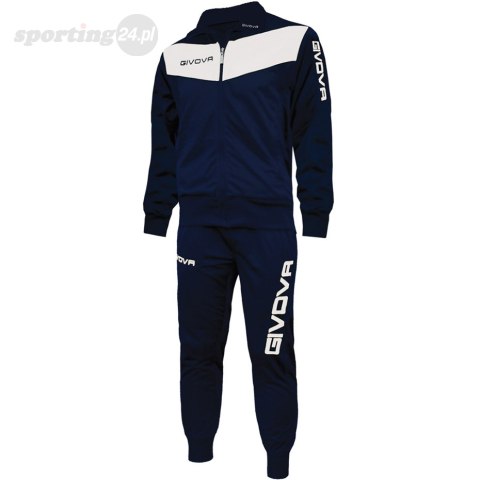 Dres Givova Tuta Visa granatowo-biały TR018 0403 Givova Dres Givova Tuta Visa granatowo-biały TR018 0403 Givova