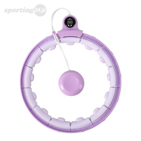FH02 VIOLET HULA HOP Z OBCIĄŻNIKIEM + LICZNIK FH02 VIOLET HULA HOP Z OBCIĄŻNIKIEM + LICZNIK