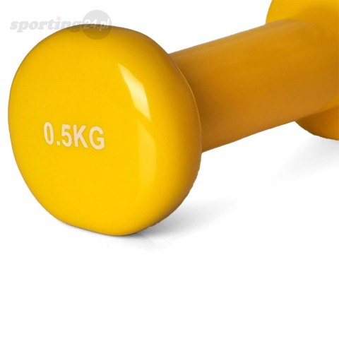 Hantel winylowy Profit 0,5 kg żółty DK 4102 PROfit Hantel winylowy Profit 0,5 kg żółty DK 4102 PROfit
