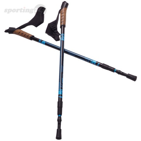 Kijki Nordic Walking Scout Bjorn niebieskie 3cz BJORN Kijki Nordic Walking Scout Bjorn niebieskie 3cz BJORN