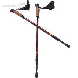 Kijki Nordic Walking Scout Bjorn pomarańczowy 3-częściowy BJORN