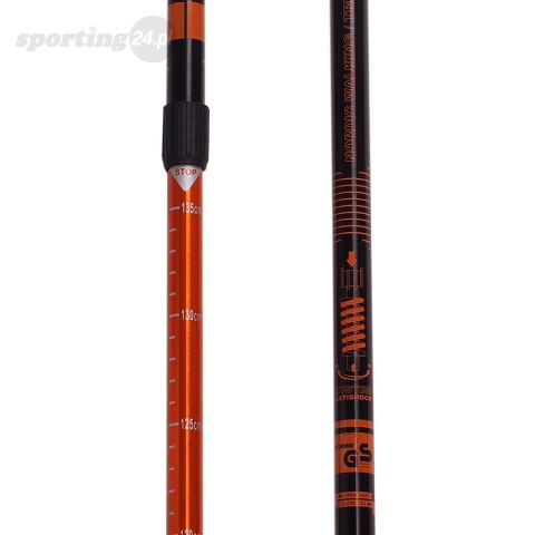 Kijki Nordic Walking Scout Bjorn pomarańczowy 3-częściowy BJORN Kijki Nordic Walking Scout Bjorn pomarańczowy 3-częściowy BJORN