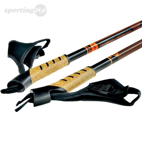 Kijki Nordic Walking Scout Bjorn pomarańczowy 3-częściowy BJORN Kijki Nordic Walking Scout Bjorn pomarańczowy 3-częściowy BJORN