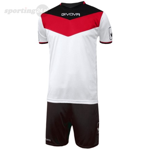 Komplet Givova Kit Campo biało-czerwono-czarny KITC53 1210 Givova Komplet Givova Kit Campo biało-czerwono-czarny KITC53 1210 Givova